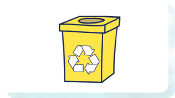 Contenedores reciclaje on sale niños